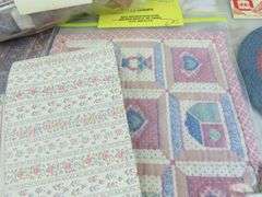 Lot of Doll House Rugs, Linens & Roof Tiles