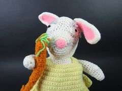 Handcrafted Knit Rabbit Plush Doll