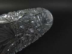 "Innovation 410" Cut Glass Pickle Dish by McKee