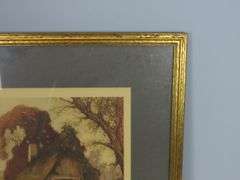 20th Century "Cottage" Framed Print by French Artist Louis Haumont