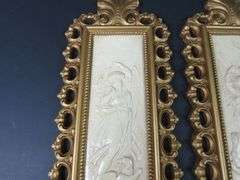 Pair of Vintage Homco Wall Hangings