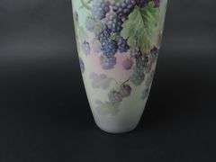 Antique Handpainted Tall Blackberry Vase #1