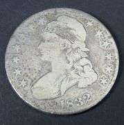 Well Circulated 1832 US Capped Bust Half Dollar Coin