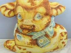 Vintage Cow Pillow