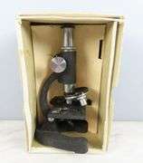 Vintage Microscope in Original Box