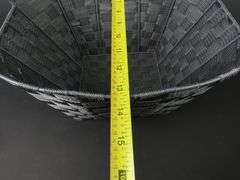 Metal Reinforced Woven Basket
