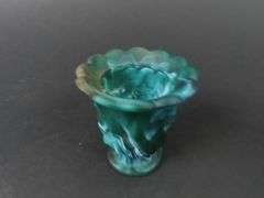 Vintage Slag Glass Toothpick Holder