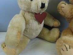 Lot of 2 Jointed Teddy Bears