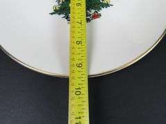 Lot of 2 -1982 BC Clark Christmas Dinner Plates