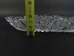 "Innovation 410" Cut Glass Pickle Dish by McKee