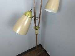 Mid-Century Modern 3 Headed Floor Lamp Gerald Thurston Style - See Description
