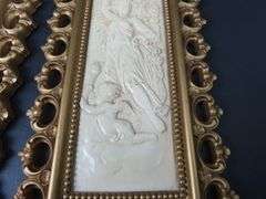 Pair of Vintage Homco Wall Hangings