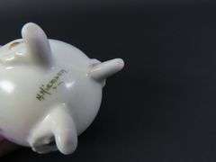 Antique H. Hiemann Porcelain Toothpick Holder