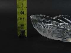 Cut Glass Rectangle Relish Dish