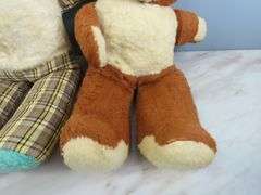 Lot of 2 Vintage Plush Bears
