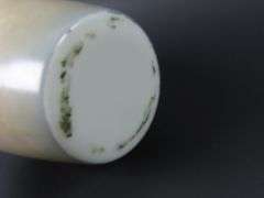 Antique Large Hand Painted Floral Bristol Glass Vase