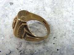 1952 10K Gold Class Ring - Size 9 - 9.2g