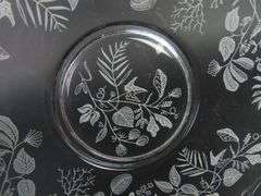 Vintage "Lacy Leaf" Double Handled Cake Plate by Fostoria