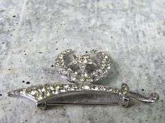 Order of the Eastern Star Rhinestone Brooch