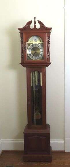Vintage 1983 Handcrafted Emperor Grandmother Clock - Made in Germany