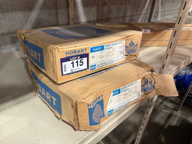 Lot of (2) Boxes of Hobart 2.0 mm Welding Wire