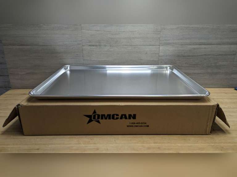 NEW 18" X 26" FULL SIZE BUN PANS, OMCAN 39529 - LOT OF 12