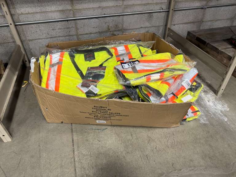 Lot of Asst. Pioneer High-Vis Safety Vests