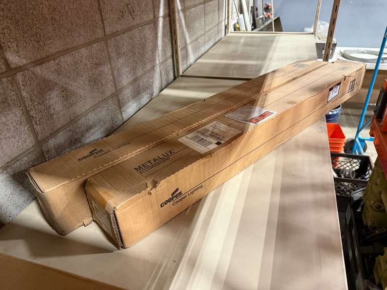 Lot of (2) Boxes of Cooper Lighting Fluorescent Tubes