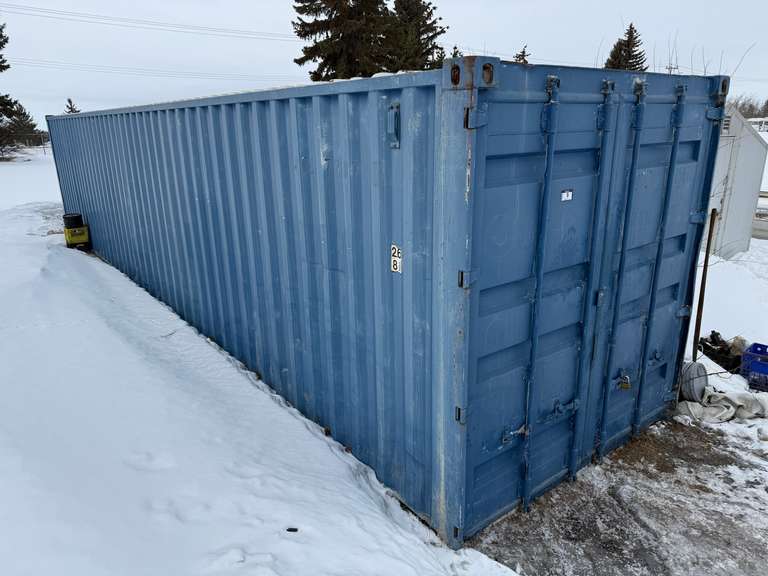 40' Seacan **Cannot be Removed Until May 25th to Accommodate Removal of Lots Located in Seacan**