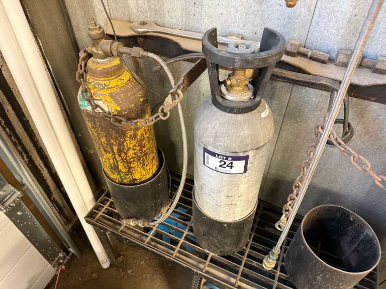 Lot of (2) Asst. Tanks