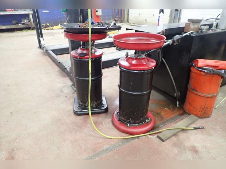 Lot of (2) Used Oil Catch Basins.