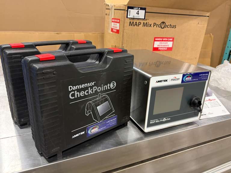 DANSENSOR MAP MIX PROVECTUS GAS MIXER WITH (2) CHECKPOINT 3 GAS ANALYZER KIT