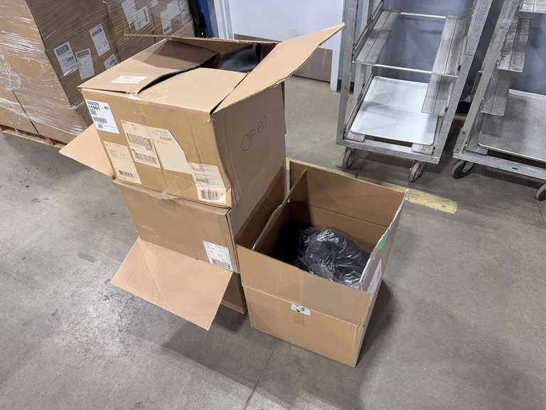 Lot of (4) Boxes of Asst. Rubber Boot Covers