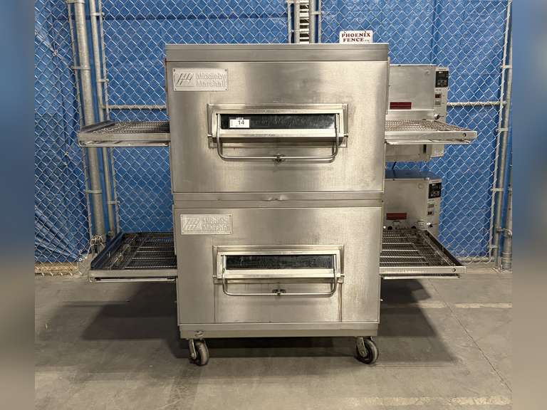 MIDDLEBY MARSHALL PS200 DOUBLE DECK NATURAL GAS PIZZA CONVEYOR OVEN ...