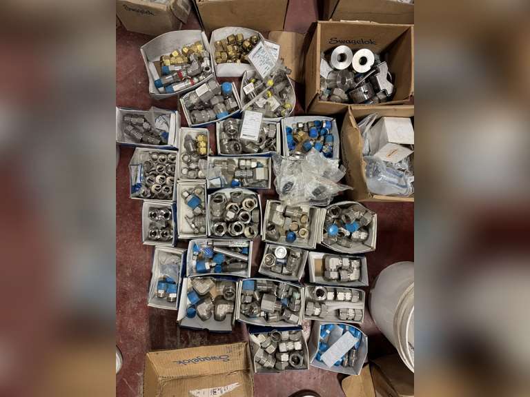 Crate of Asst. Swagelok Fittings etc.
