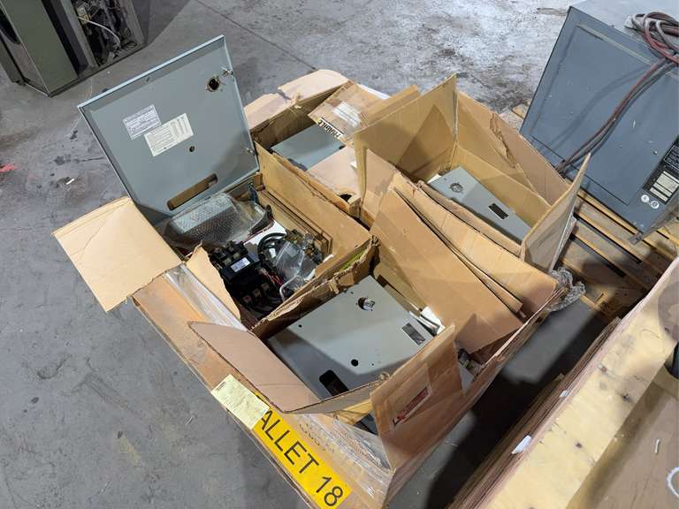 Pallet of (4) GE Starter Packages - NEMA Size 3 & 4