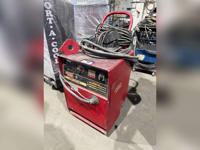 Lincoln Electric Pro-Cut 60 Plasma Cutting System w/ Miller Foot Switch, Torch, Etc.