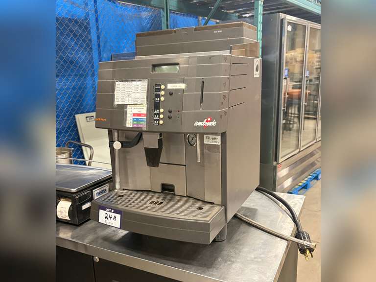 SCHAERER AMBIENTE POWERSTEAM SUPER AUTOMATIC COMMERCIAL ESPRESSO MACHINE