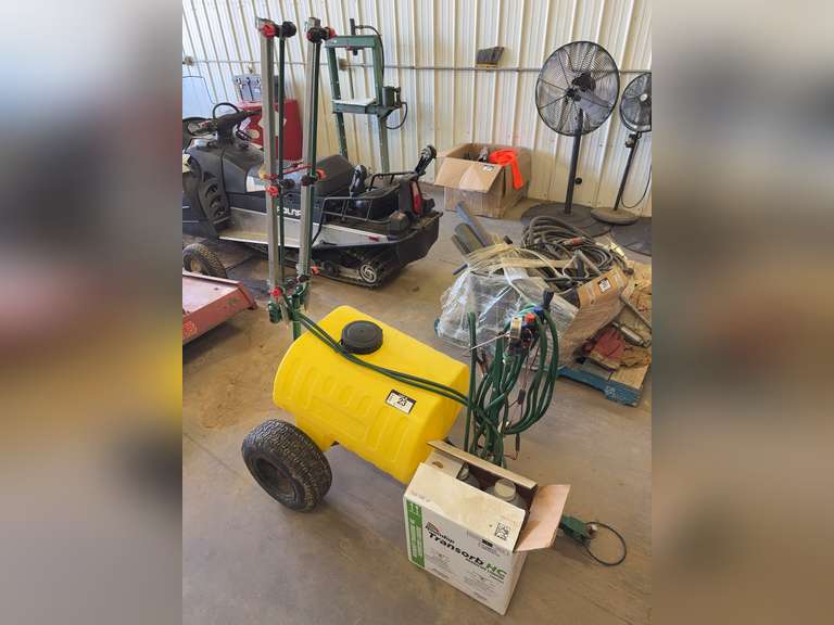 Spray-Tech Systems Towable Sprayer w/ (1.5) Bottles of Roundup