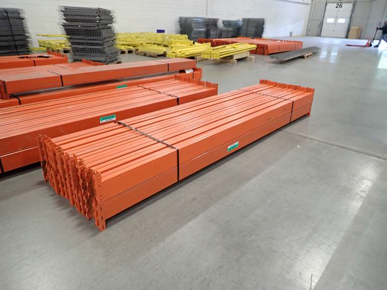 Lot of Approx. (32) Pallet Rack 12' Crossbeams.