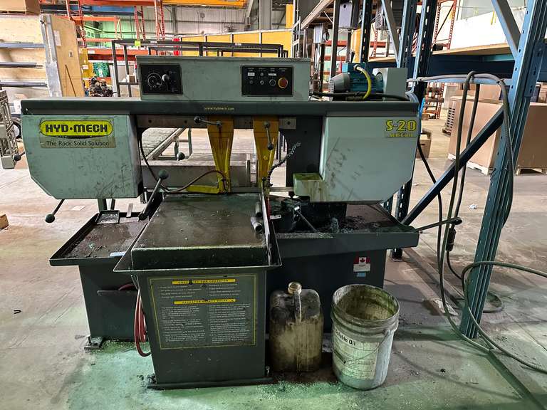 Hyd-Mech S-20 Series II Horizontal Metal Bandsaw- NOTE: USED, LOCATED OFFSITE.