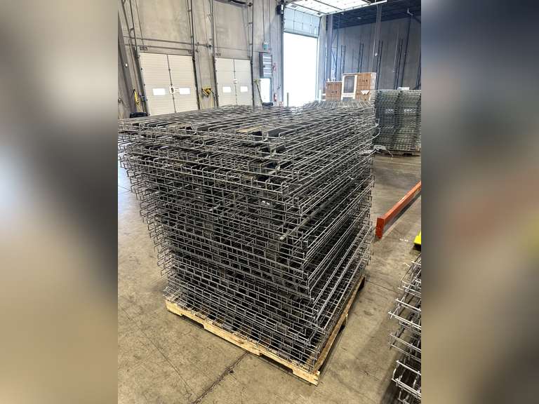 Lot of Approx. (50) 42" X 46” Wire Mesh Decking, Waterfall Style