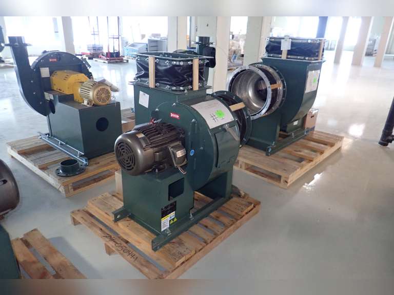 New York Blower EF-ATM-2 Size 16 Backward Inclined SWSI Class 3 PLR Arr-4 5500 CFM Blower.