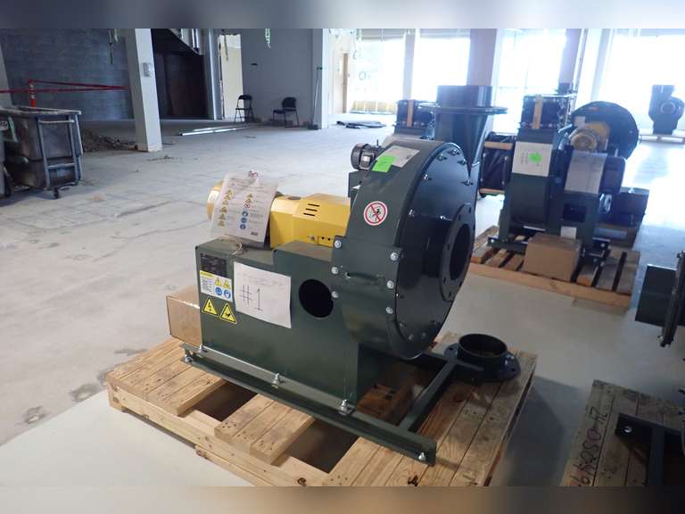 New York Blower EF-ATM-4 Size 1908S05 SLT Arr-8 Flanged Inlet 08 850 CFM Pressure Blower.
