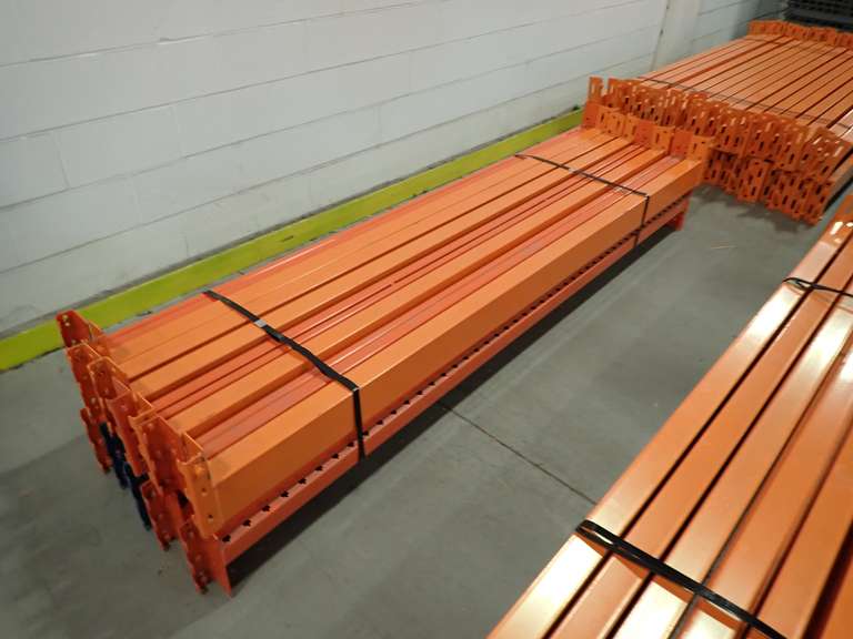Lot of Approx. (16) Pallet Rack 8' Crossbeams.