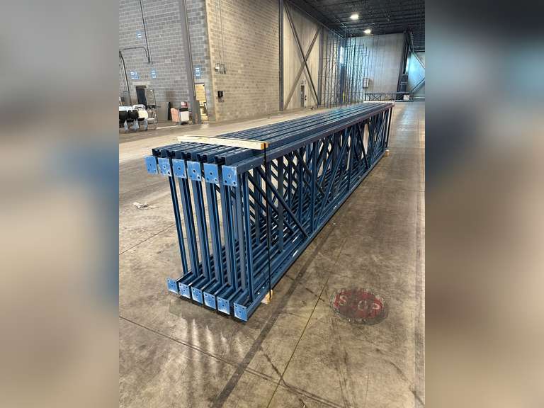 Lot of (11) 22' X 42" Unirack Pallet Rack Frames