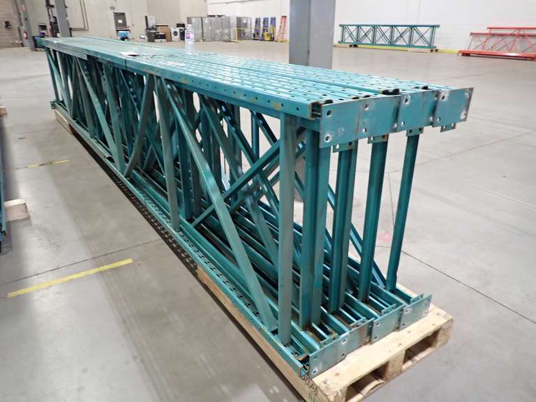 Lot of (8) 21'x42" Pallet Rack Uprights.