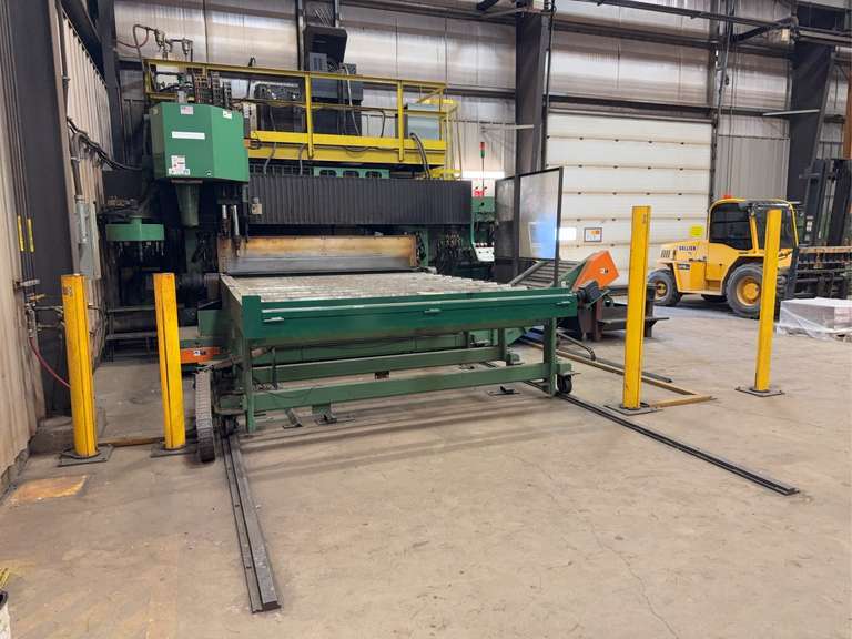 2013 Peddinghaus HSFDB 2500 High-Speed CNC Plate Processing System, 460V, 3PH w/ 26’ X 96”Infeed Rol