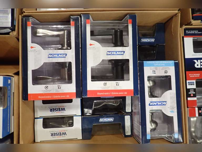 Lot of Approx. (18) Asst. Schlage and Weiser Entry Sets.