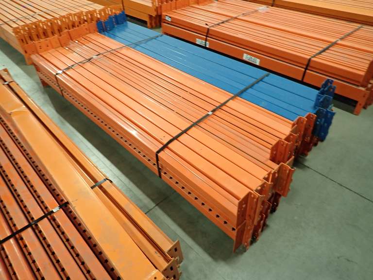 Lot of Approx. (32) Pallet Rack 8' Crossbeams.